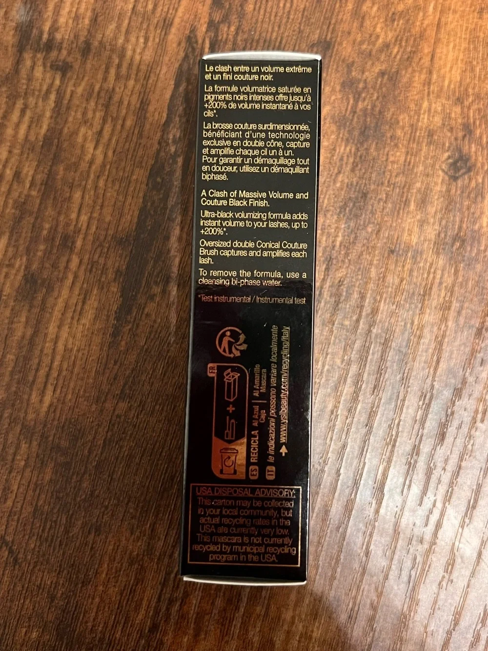 NIB YSL LASH CLASH BLACK MASCARA ✨
